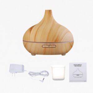 signature Living Wood Grain Essential Oil Diffuser