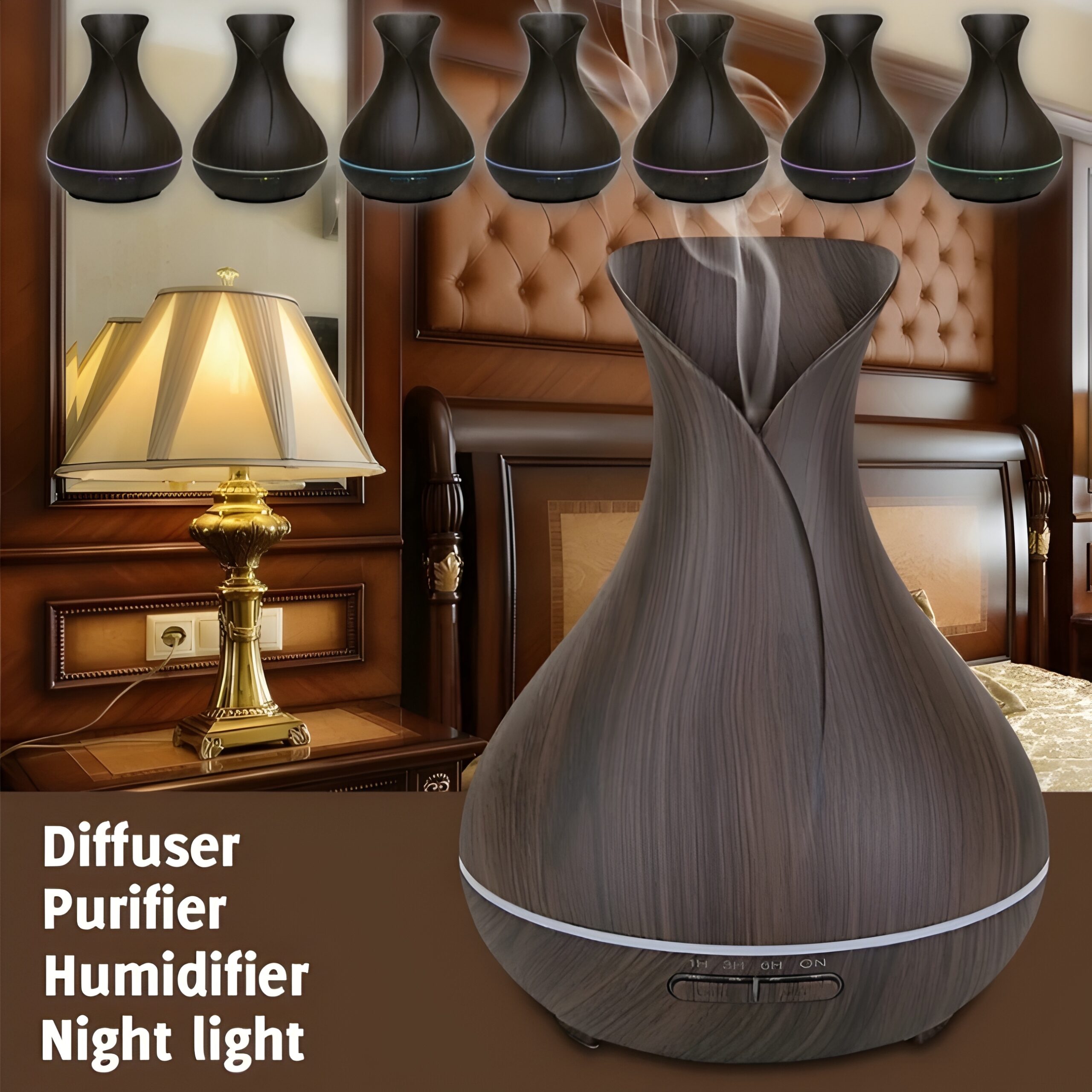 Signature Living LED Aroma Diffuser Humidifier 400ml - Image 6