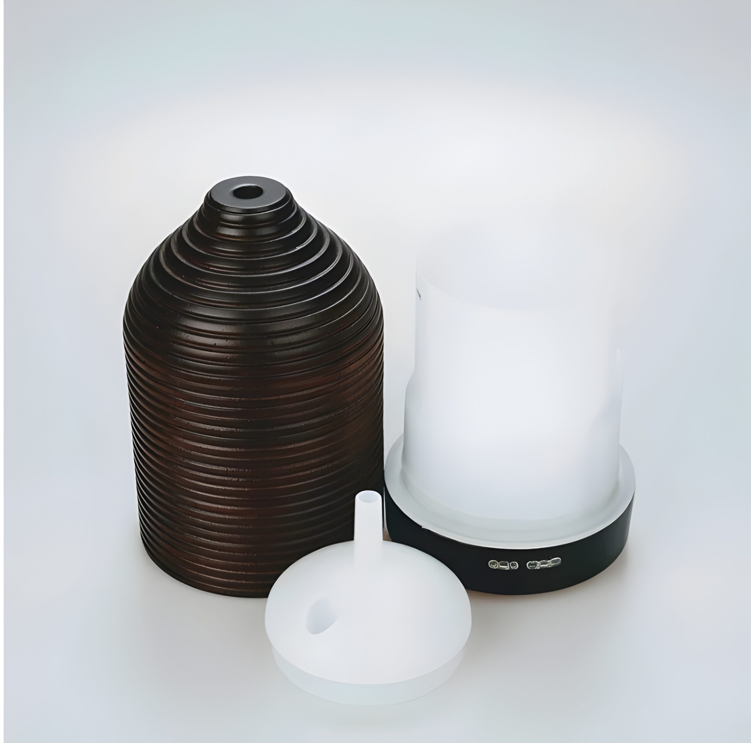Wood Grain Aroma Diffuser 120ml – LED Humidifier - Image 5